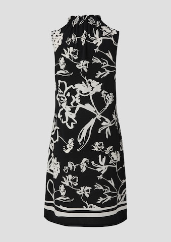 s.Oliver BLACK LABEL Kjole i sort: tilbage