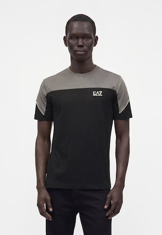 EA7 Emporio Armani Футболка 'TRAIN ATHLETIC' в Черный: спереди