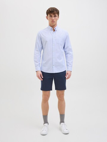 JACK & JONES regular Lærredsbukser i blå