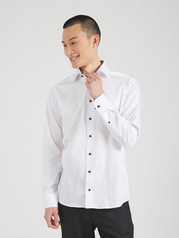 ETON Regular fit Button Up Shirt in White: front