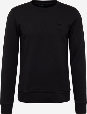 IRO Sweatshirt 'LILUYE' in Zwart: voorkant