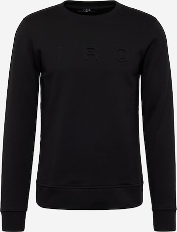 IRO Sweatshirt 'LILUYE' in Black: front