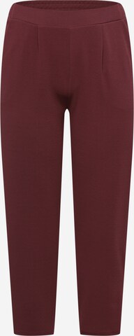 ONLY Carmakoma Pleat-Front Pants 'Betty' in Red: front