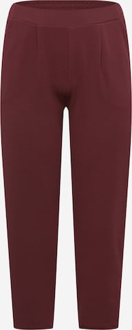 ONLY Carmakoma Pleat-front trousers 'Betty' in Red: front