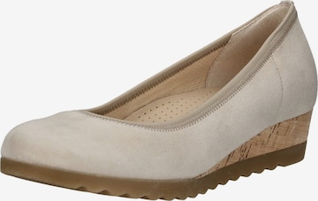 Escarpins GABOR en beige : devant