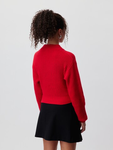 LeGer by Lena Gercke - Pullover 'Heike' em vermelho