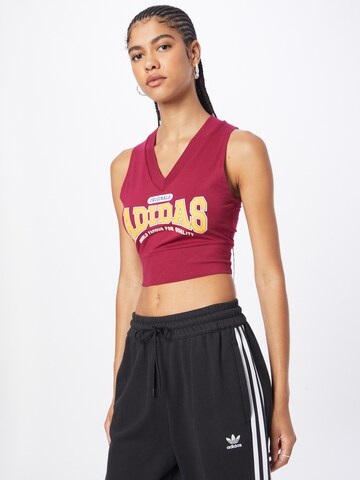 Top 'Class Of 72 ' di ADIDAS ORIGINALS in rosso: frontale