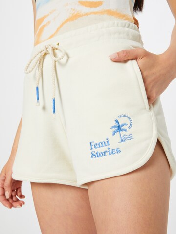 Femi Stories Regular Shorts 'MURU' in Beige