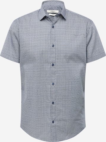 JACK & JONES Regular fit Button Up Shirt 'BLACARDIFF' in Blue: front
