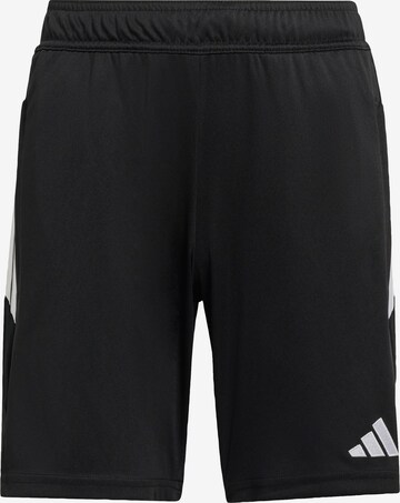 juoda ADIDAS PERFORMANCE Sportinės kelnės: priekis