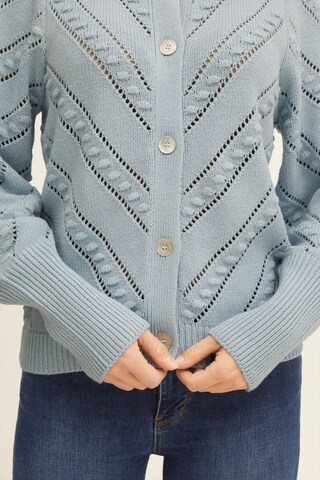 PULZ Jeans Knit Cardigan 'Amy' in Blue