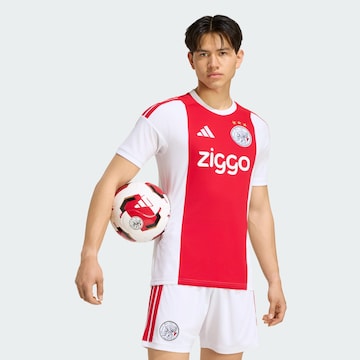 ADIDAS PERFORMANCE - Camiseta de fútbol 'Ajax Amsterdam 26/27' en blanco: frente