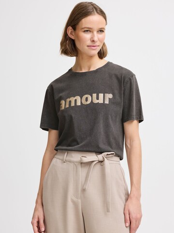 b.young T-Shirt 'Solko' in Braun: Vorderseite
