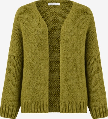 SASSYCLASSY Oversizestrickjacke in Grün: Vorderseite