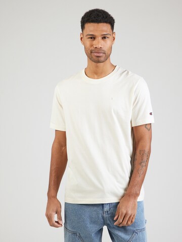 Champion Authentic Athletic Apparel - Camisa em bege: frente