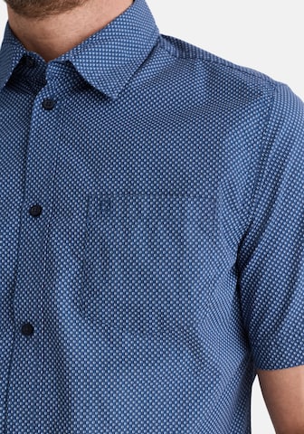 Coupe regular Chemise 'Hudson' Stooker Men en bleu