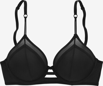 Invisible Soutien-gorge LASCANA en noir : devant