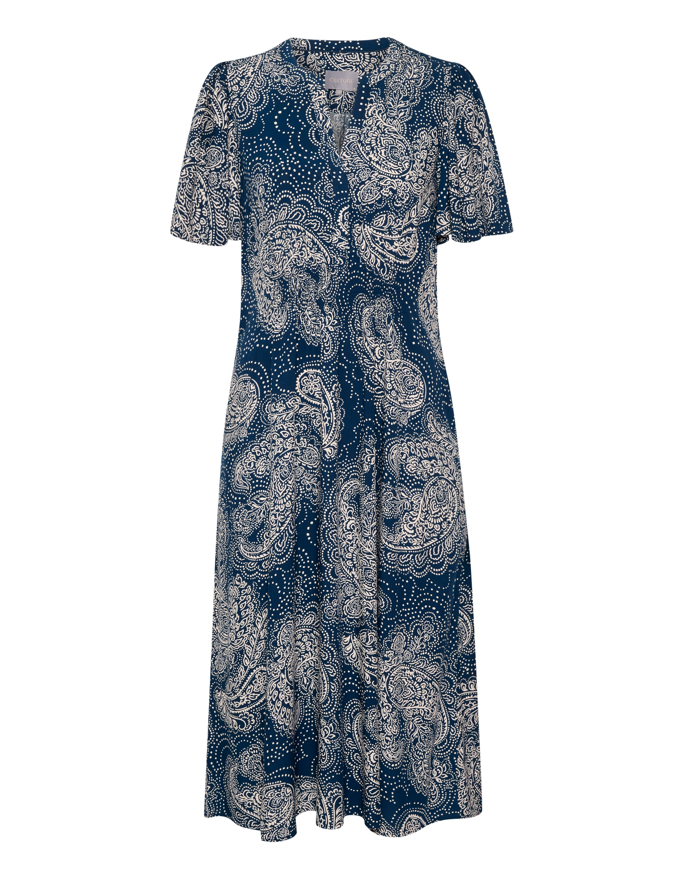 CULTURE Kjole 'Polly' i blå: forside