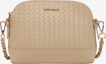 Carlo Colucci Schoudertas in Beige: voorkant