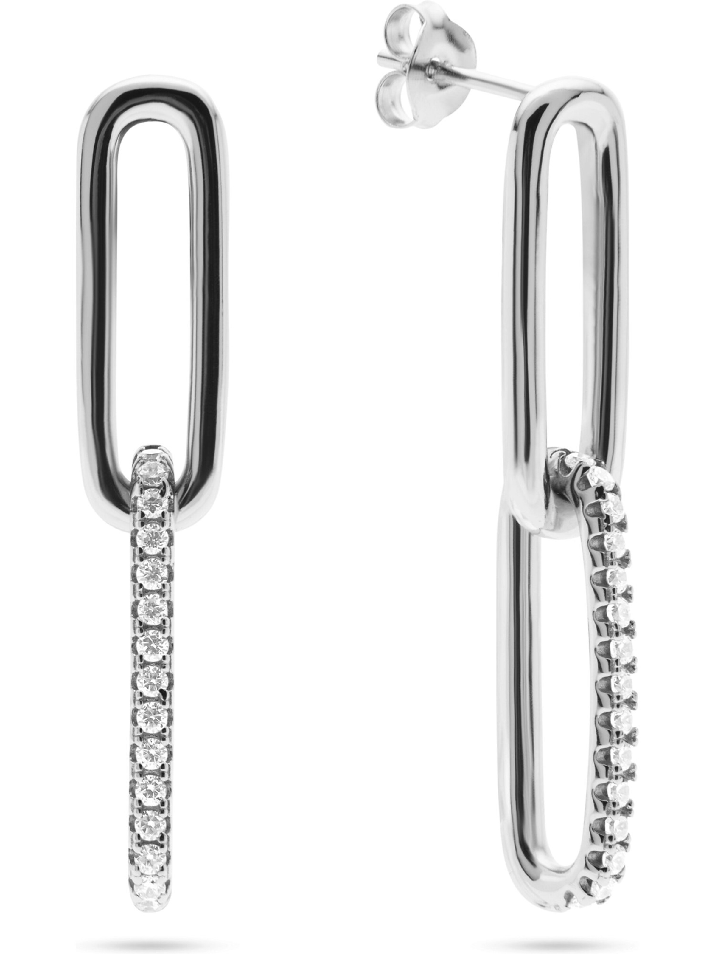 CHRIST Ohrringe in Silber: Vorderseite