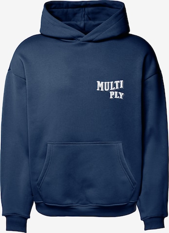 Multiply Apparel Collegepaita 'Pennant' värissä sininen: etupuoli