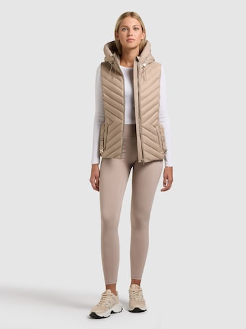Gilet 'DEMIE' di khujo in beige