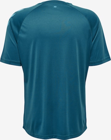 T-Shirt fonctionnel 'Poly' Hummel en bleu