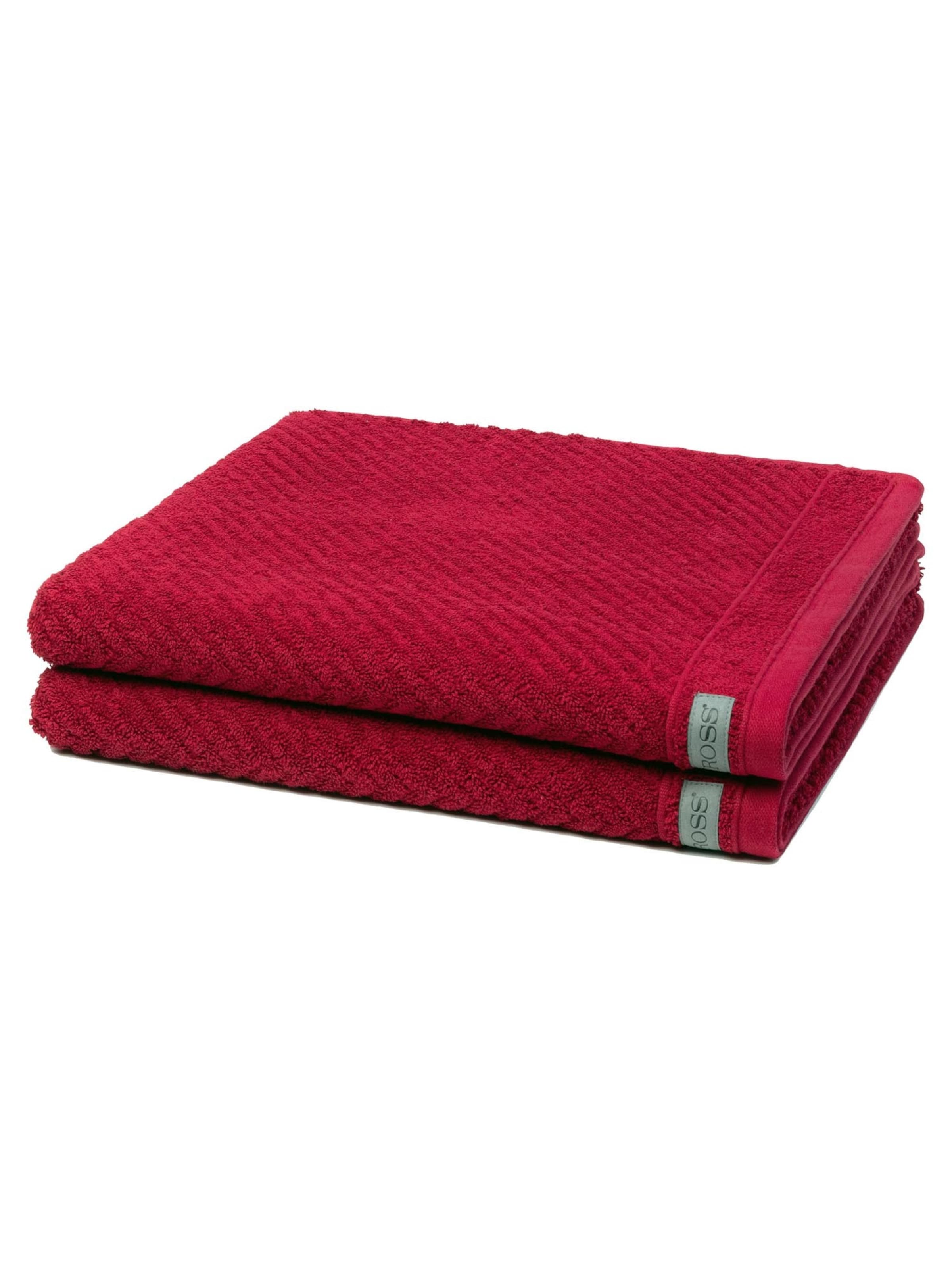 ROSS Handtuch 'Smart'‌‌‌‌‌‌‌‌ in Rot: Vorderseite