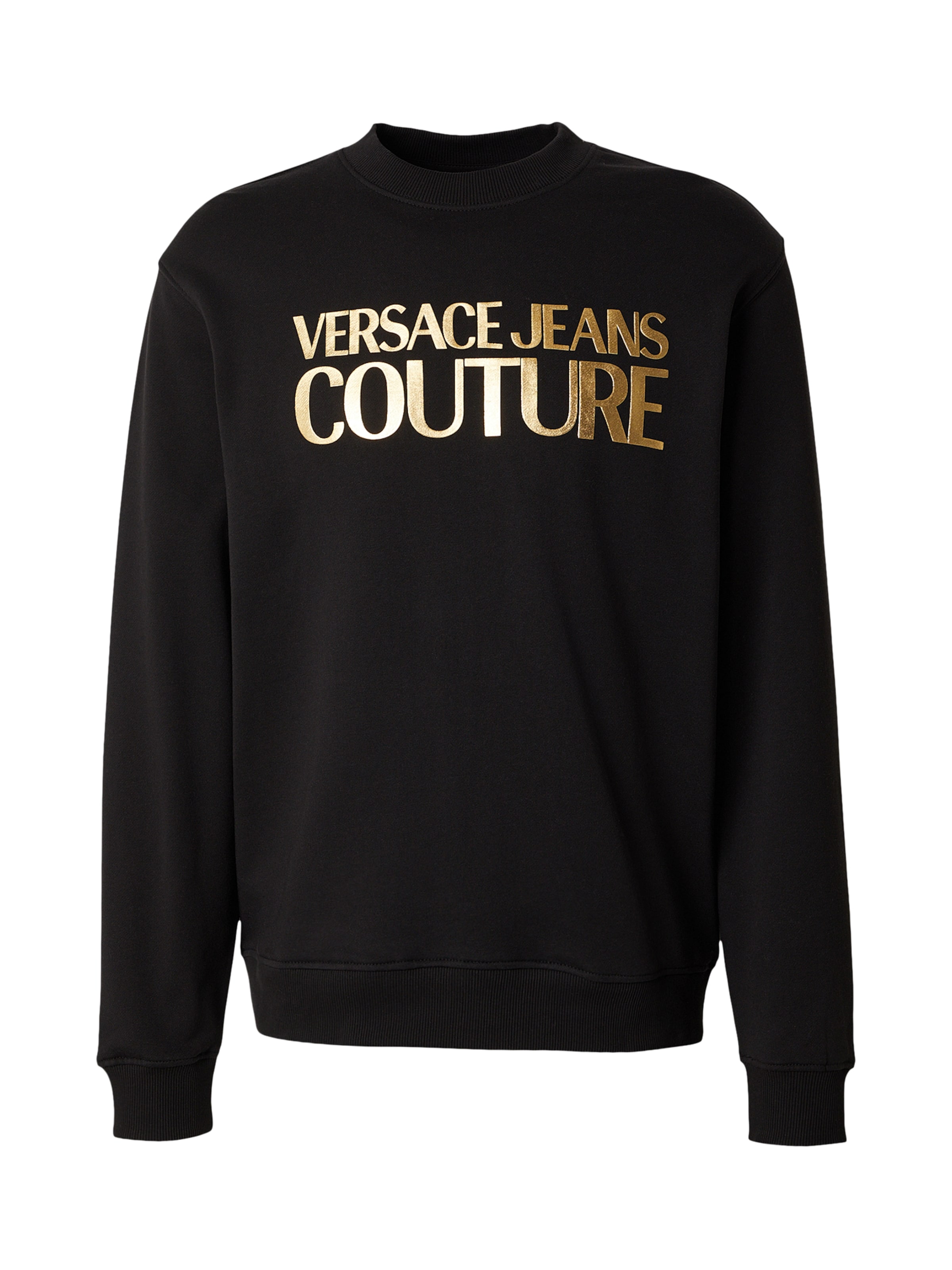 Versace Jeans Couture Sweatshirt in Schwarz: Vorderseite