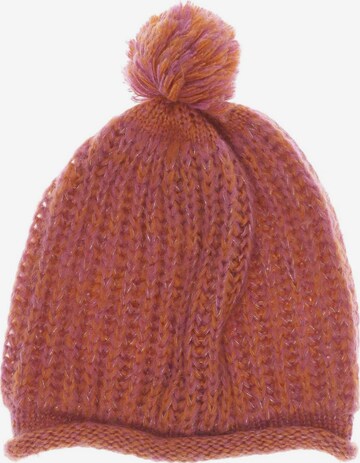Passigatti Hat & Cap in One size in Orange: front