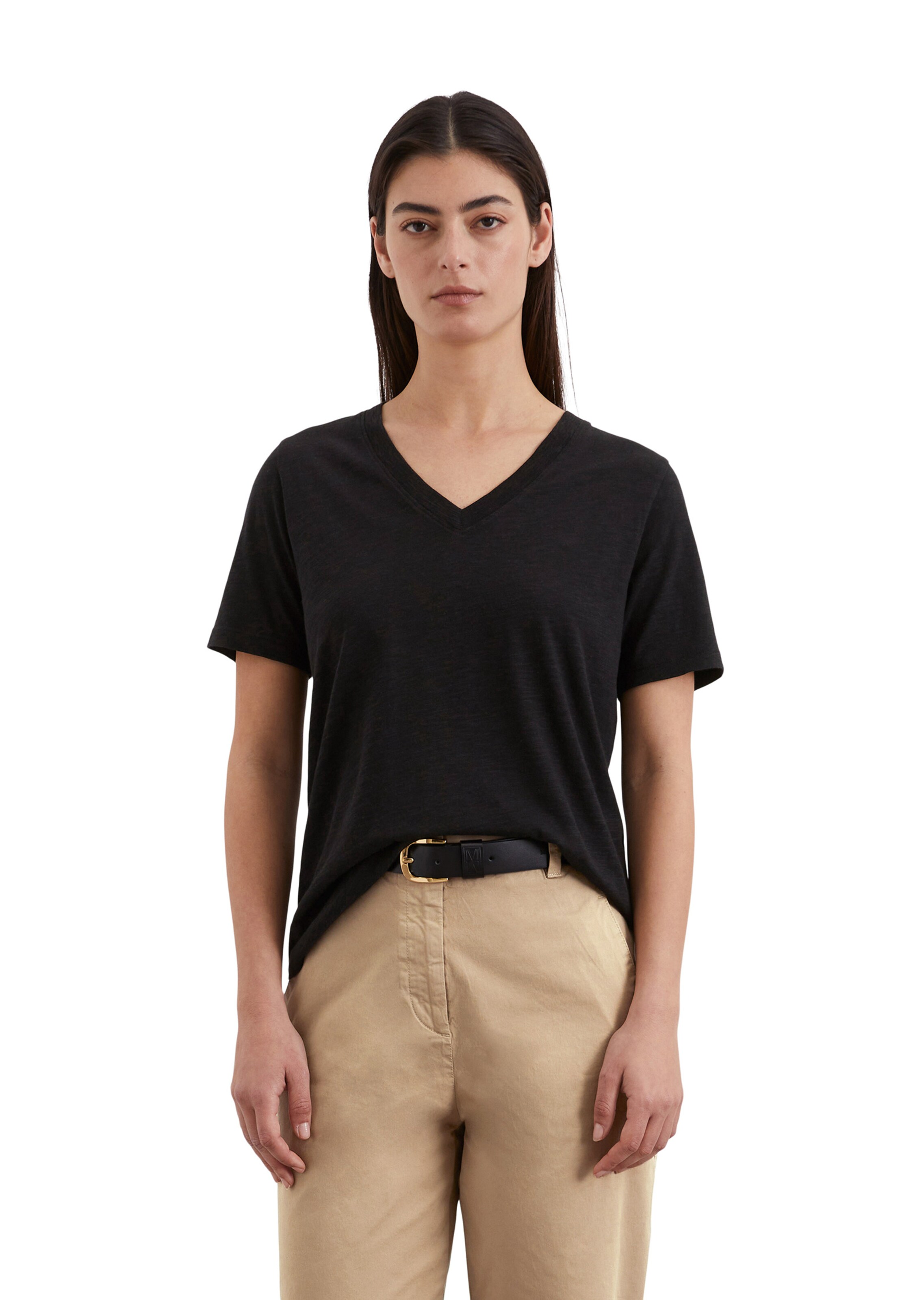 Marc O'Polo Shirt in Black: front