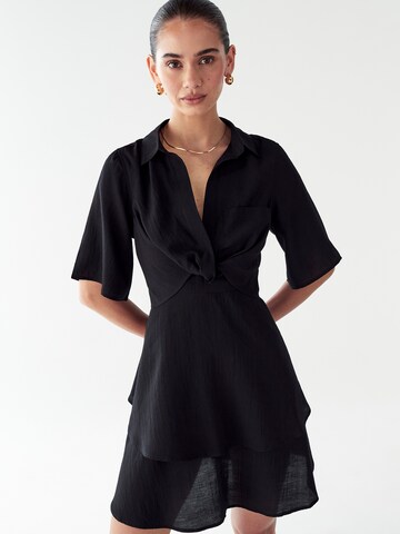 Willa Jurk 'Fleur' in Zwart: voorkant