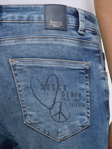 Soccx Slimfit Jeans Slim Fit in Blau