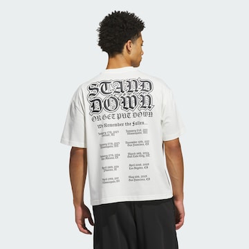ADIDAS PERFORMANCE Functioneel shirt 'Anthony Edwards Stand Down' in Wit