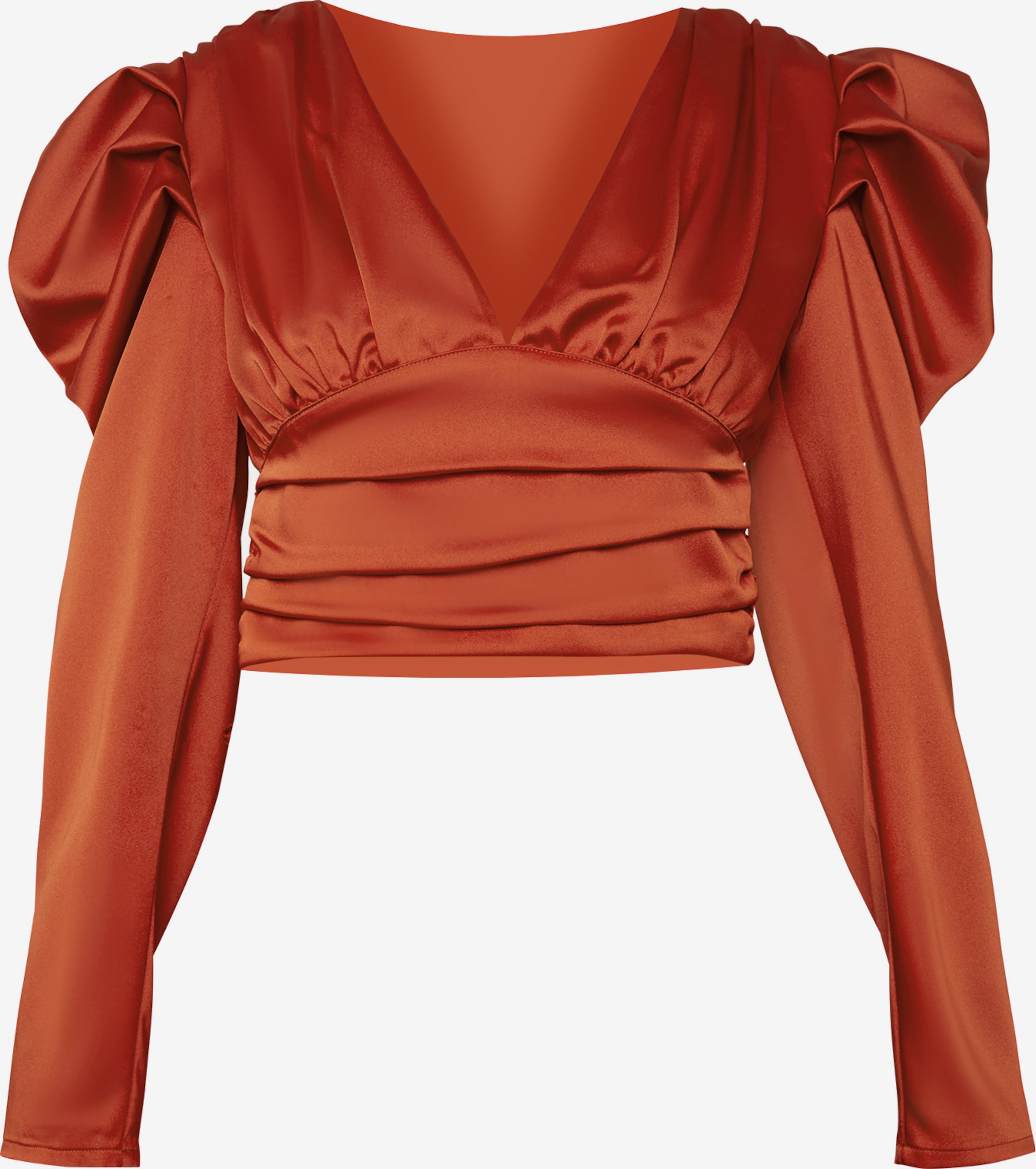 Chi Chi London Blouse in Dark Orange ABOUT YOU