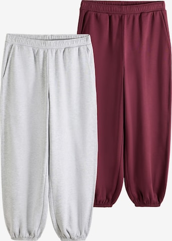 The Set Tapered Housut värissä harmaa: etupuoli
