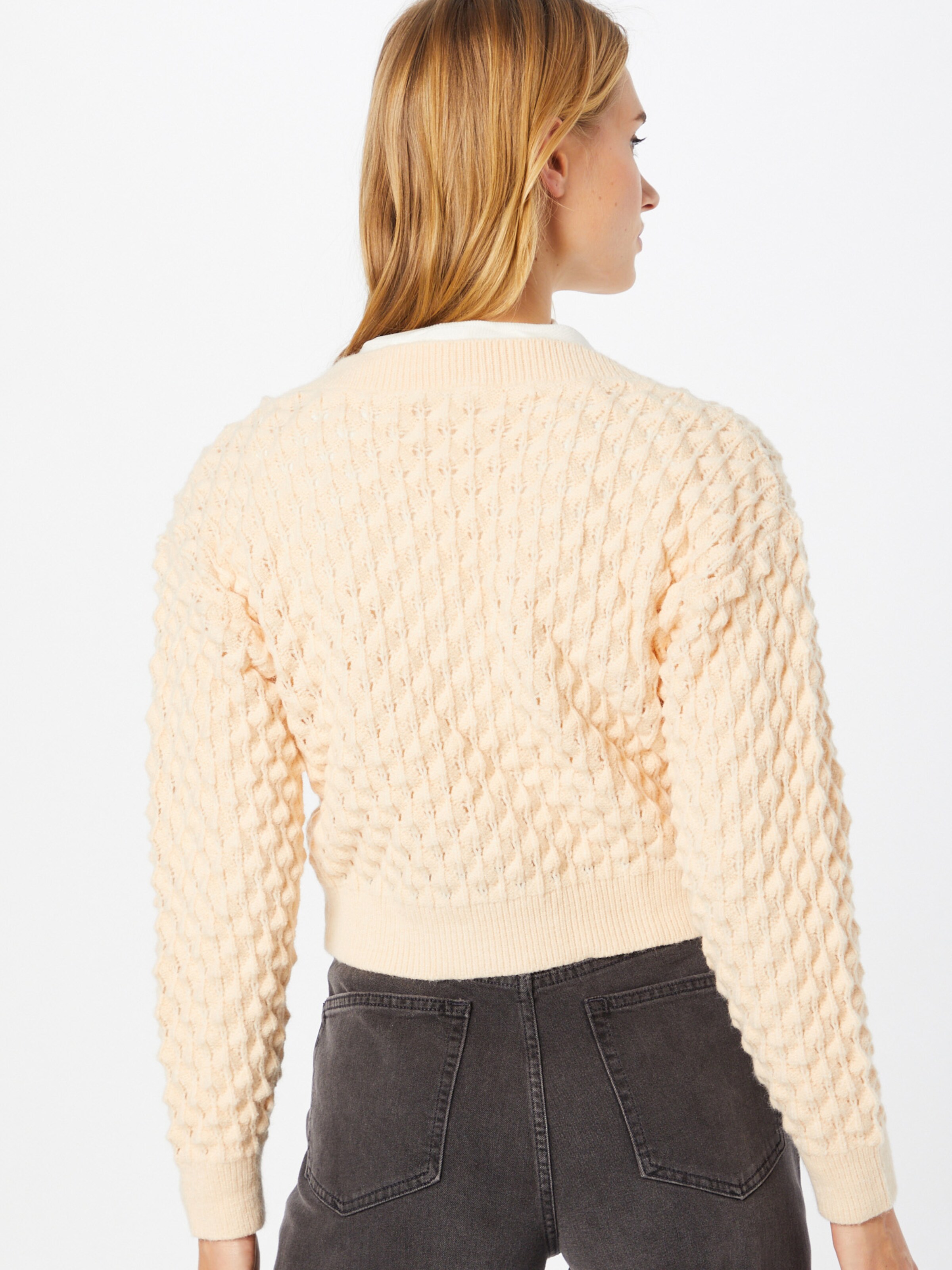 Frauen Pullover & Strick Parallel Lines Pullover in Creme - EQ46235