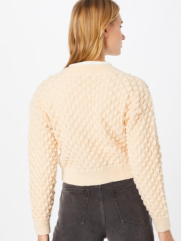 Pull-over Parallel Lines en beige