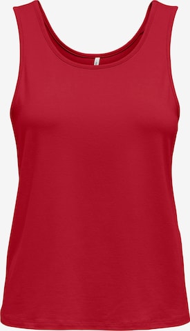 Top 'ONLMOSTER' di ONLY in rosso: frontale
