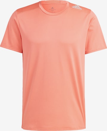 ADIDAS SPORTSWEAR Performance Shirt 'Designed 4 Running' in Orange: front