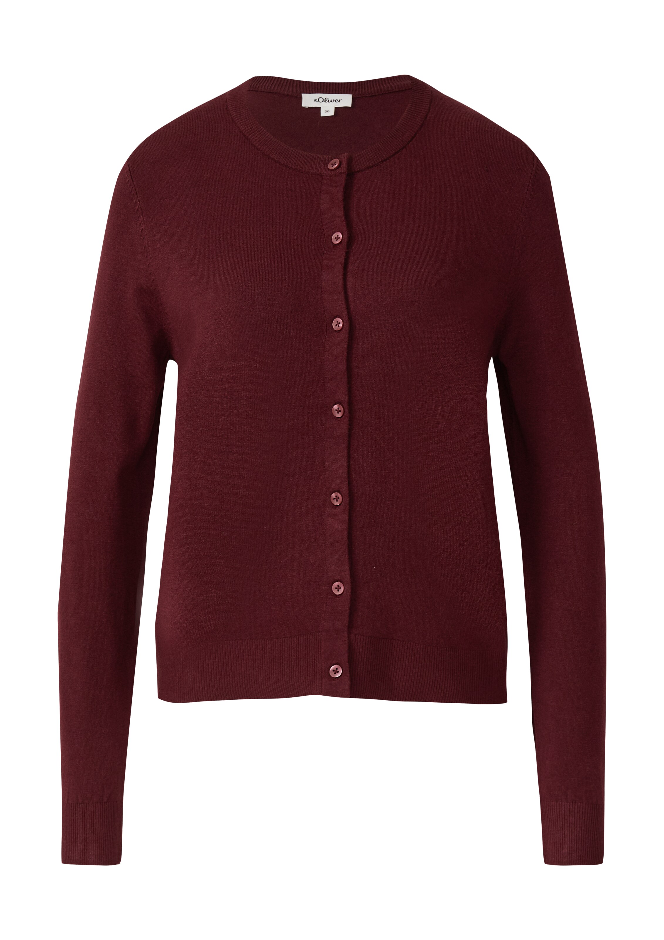 Cardigan s.Oliver en rouge : devant