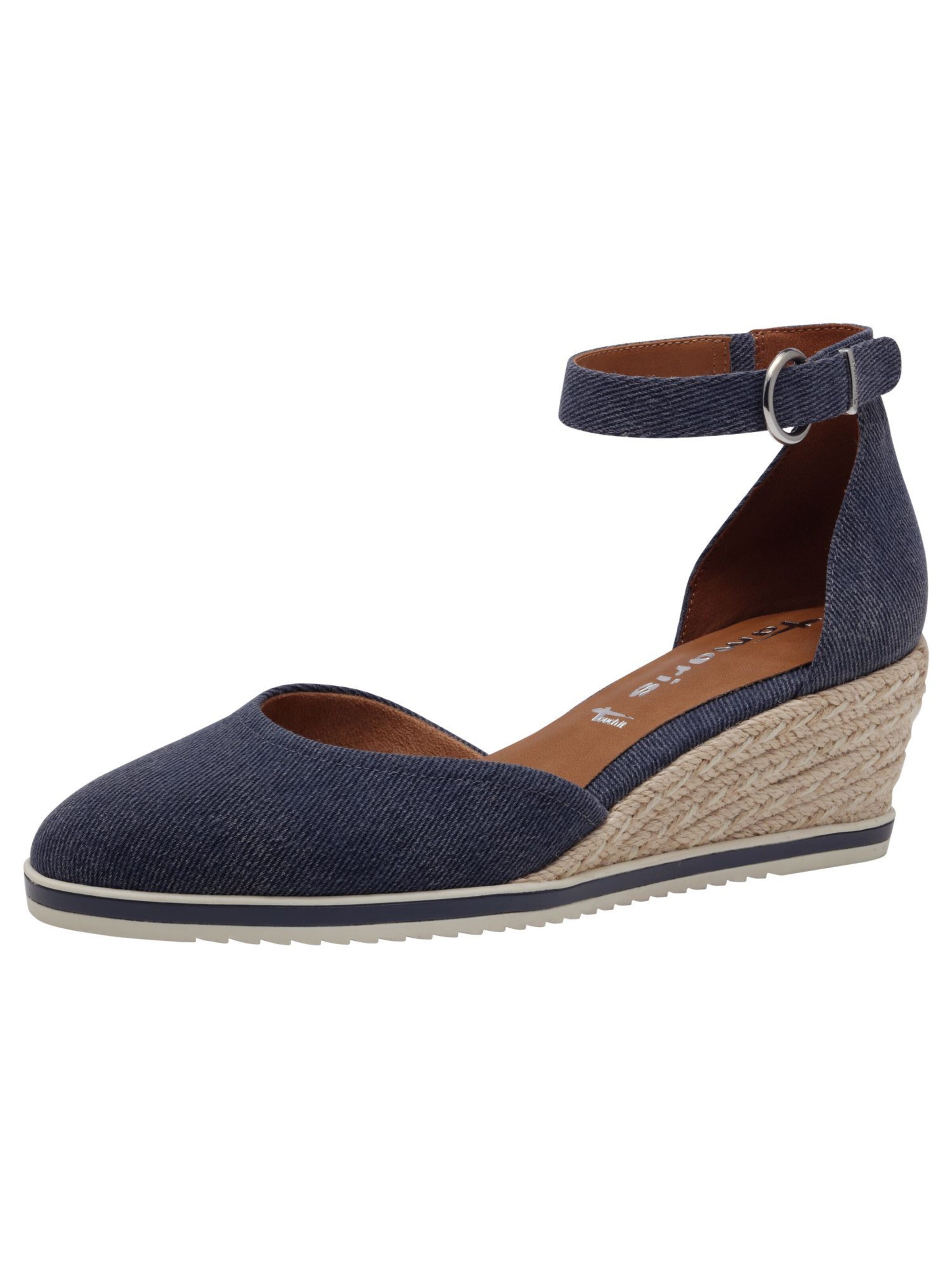 Escarpins Tamaris en bleu : devant