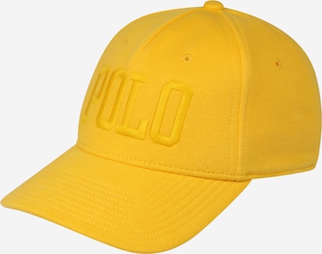 Casquette Polo Ralph Lauren en jaune : devant