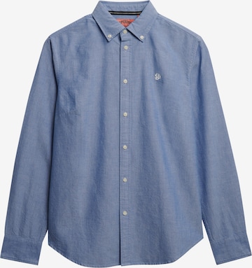 Chemisier 'Oxford' Superdry en bleu : devant