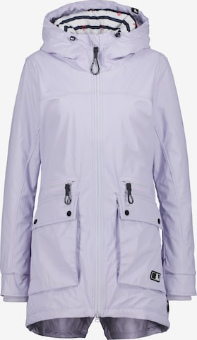 Manteau fonctionnel 'AudreyAK' Alife and Kickin en violet : devant