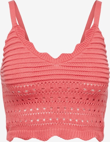 Tops en tricot 'IDA MARIE' JDY en rose : devant