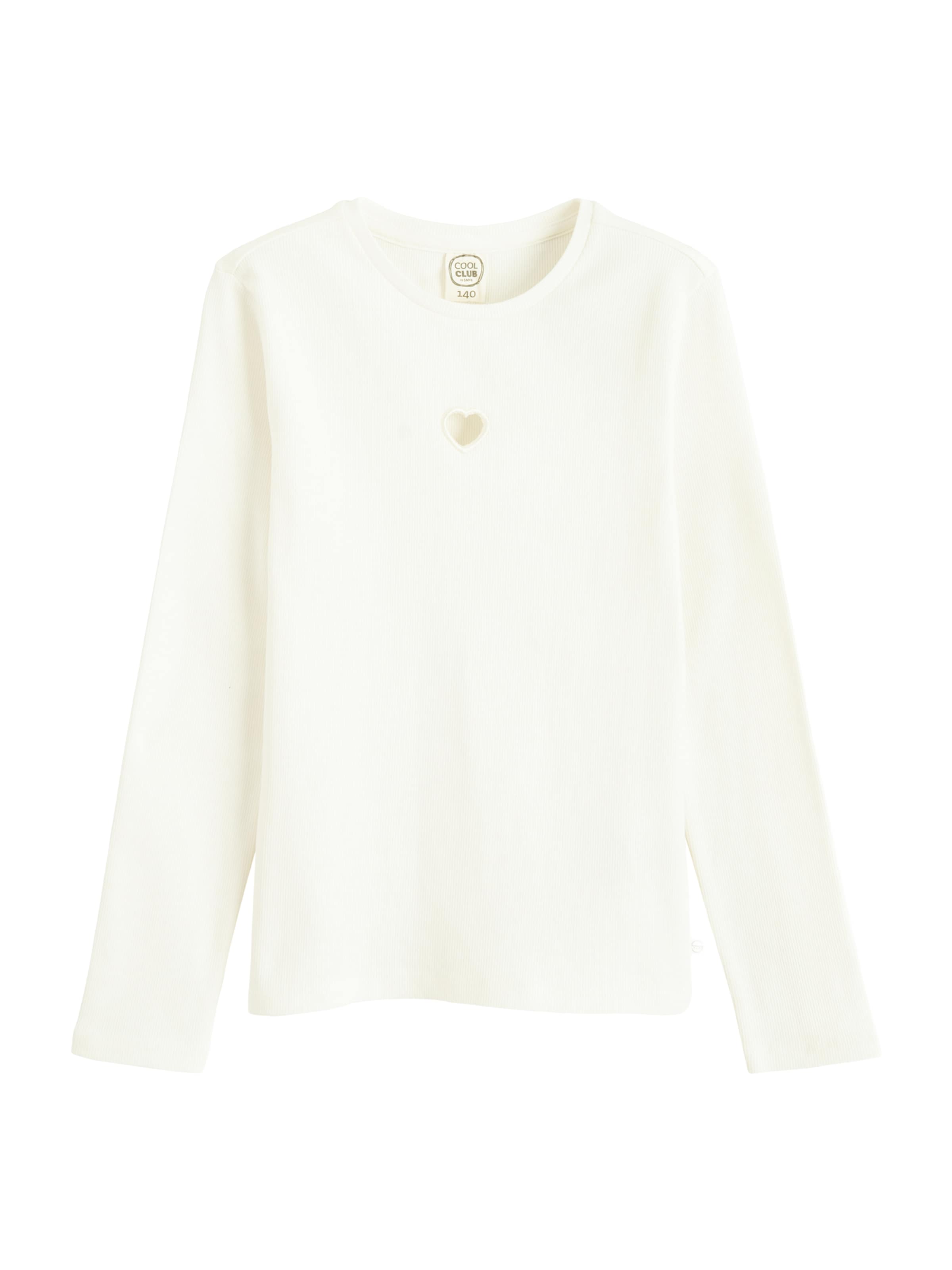 T-Shirt Cool Club en blanc : devant