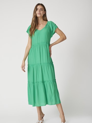 Abito estivo 'New Sunrise' di co'couture in verde: frontale