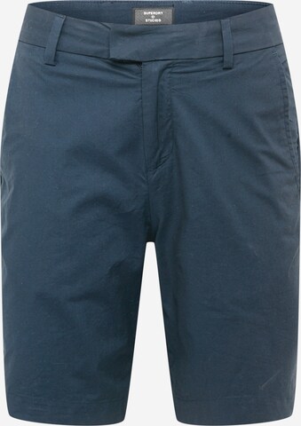 Superdry Regular Chino in Blauw: voorkant