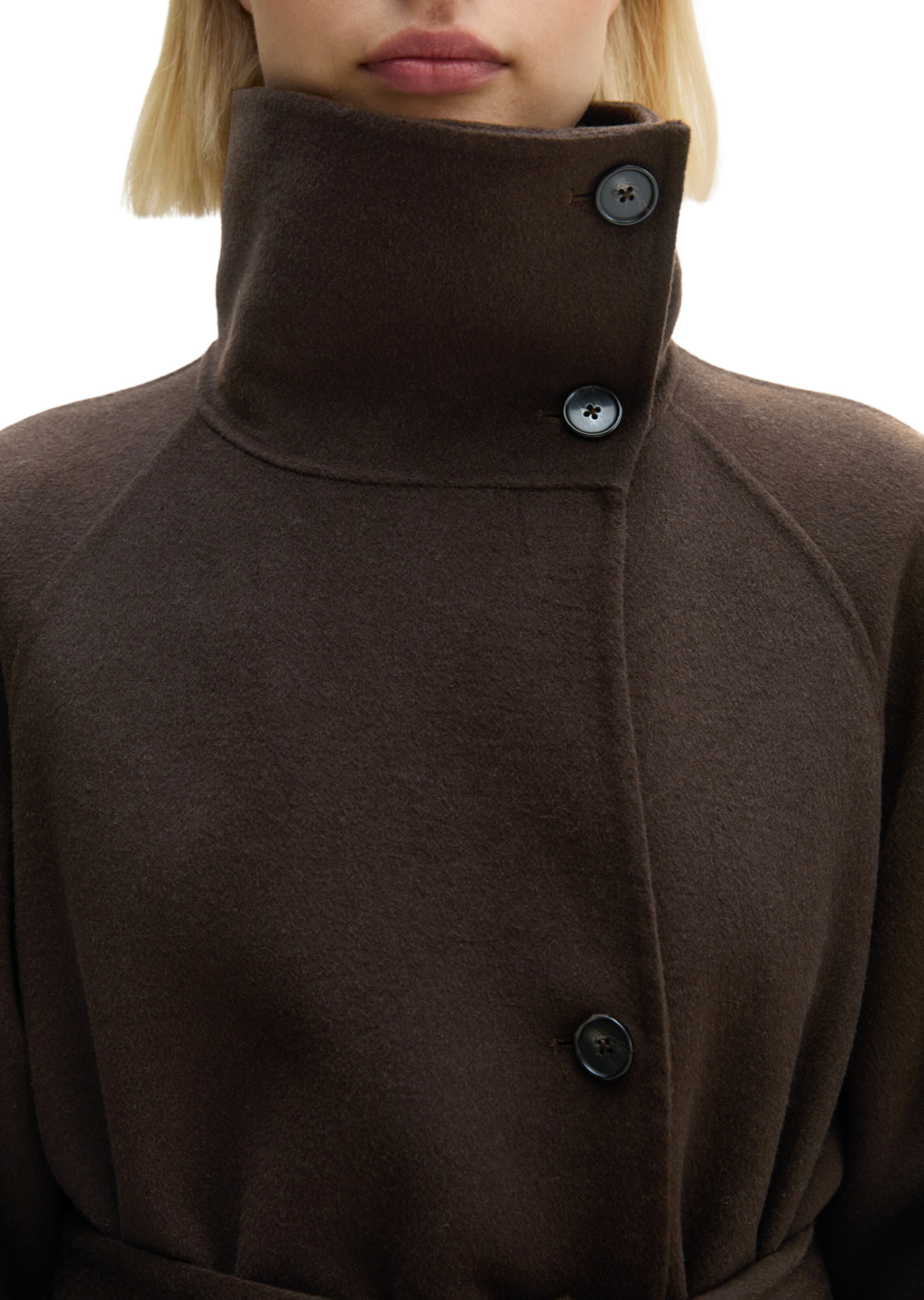 Marc O'Polo Between-seasons coat in Brown: front
